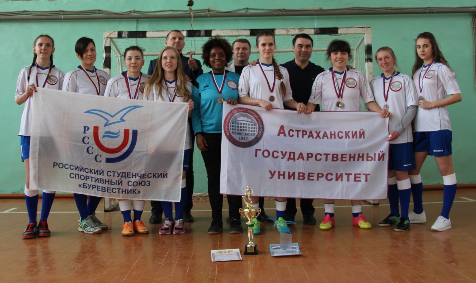 Женская сборная АГУ вошла в число победителей Первенства по мини-футболу