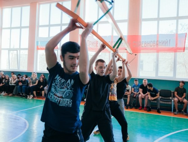 В колледже АГУ устроили «Богатырские потехи»