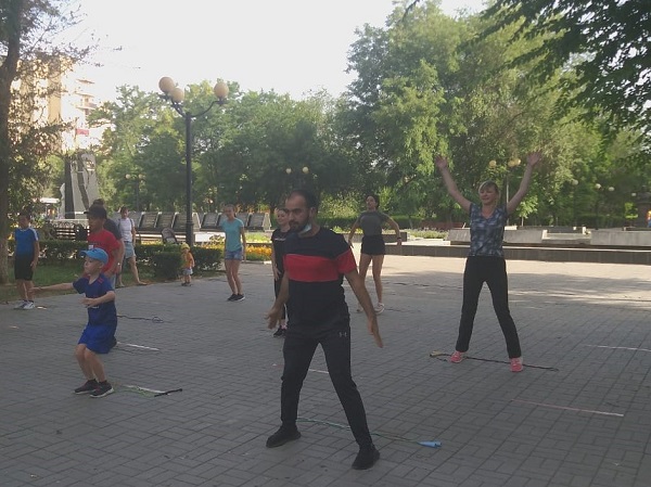 Спортсмены АГУ тренировались под руководством мирового рекордсмена