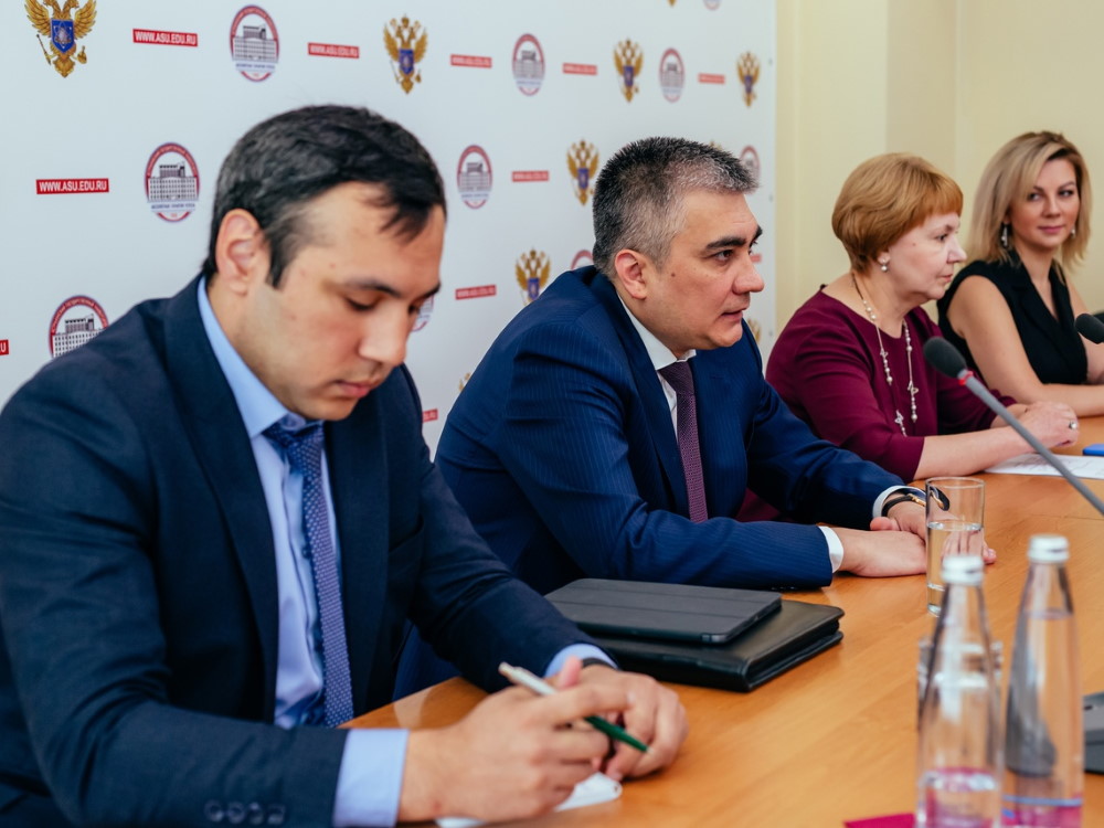 Встреча с делегацией Посольства Узбекистана в России прошла в АГУ