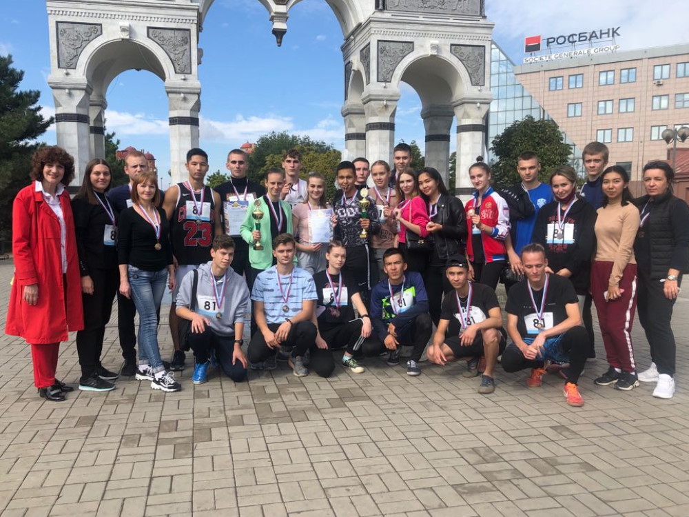 Студенты АГУ стали призёрами легкоатлетической эстафеты