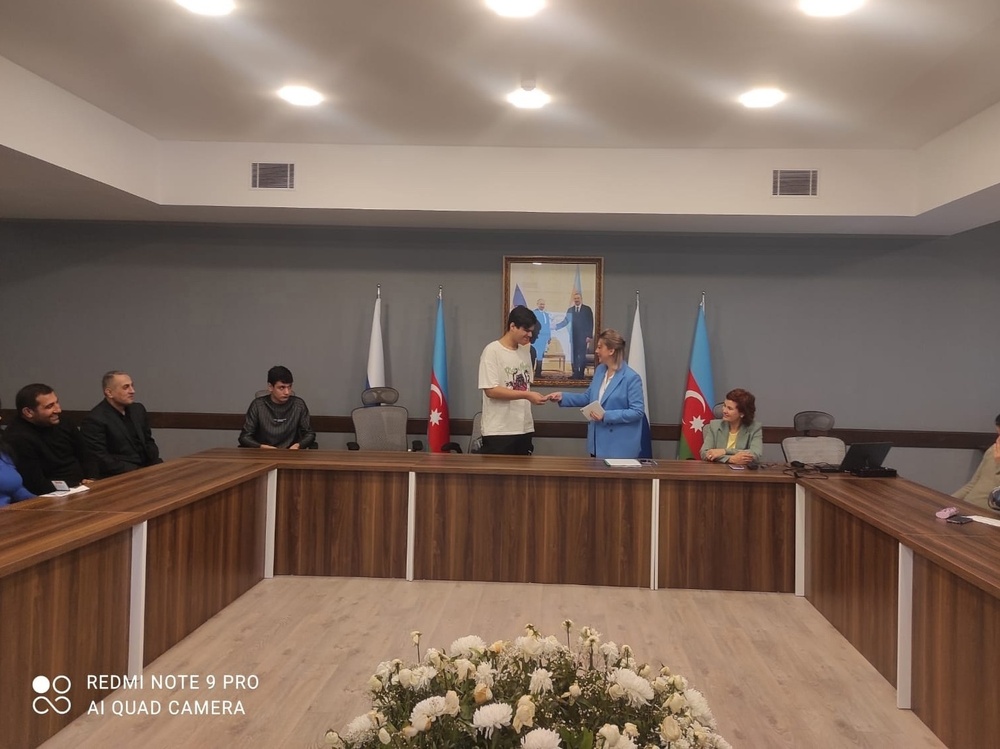 Первокурсников АГУ из Азербайджанской Республики посвятили в студенты