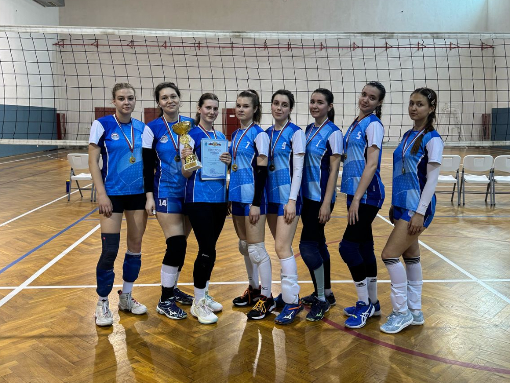 Сборная АГУ завоевала золото на чемпионате Астраханской области по волейболу